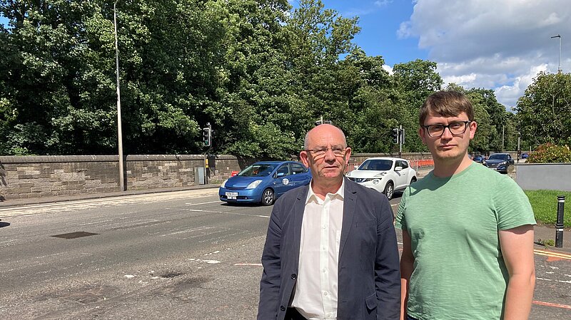 councillors at a junction