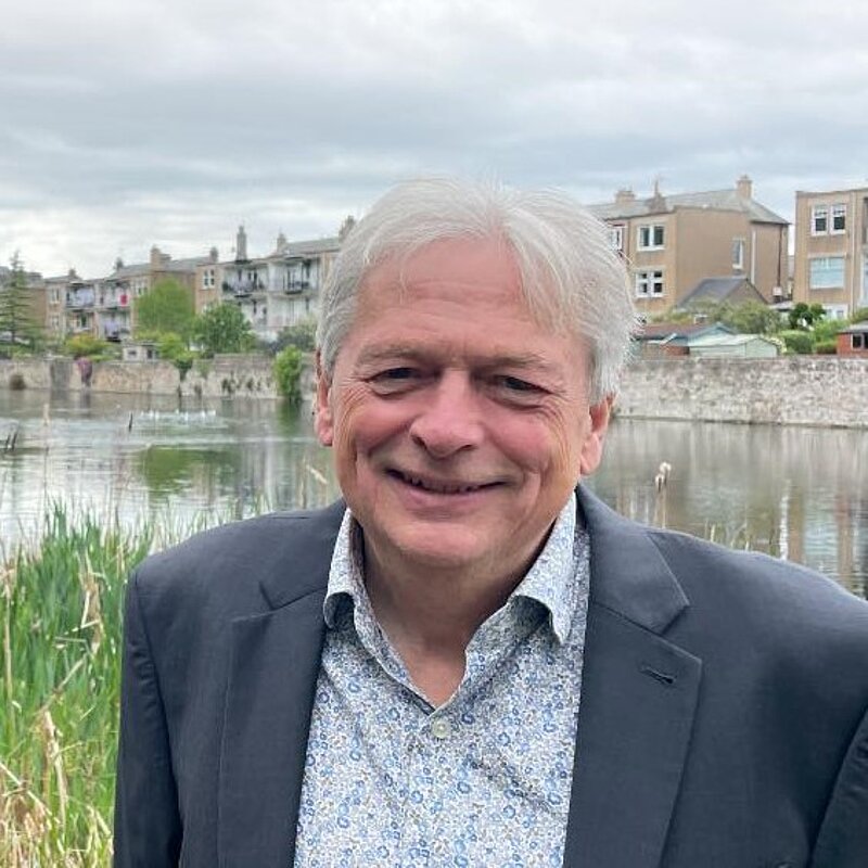 Kevin McKay standing in front of the Canal