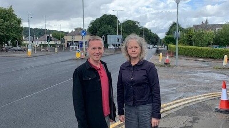 Lib Dem team at Farmer's junction