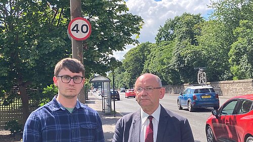 Lib Dem cllrs on Queensferry Road