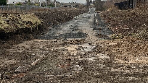 the torwood path with work in progress