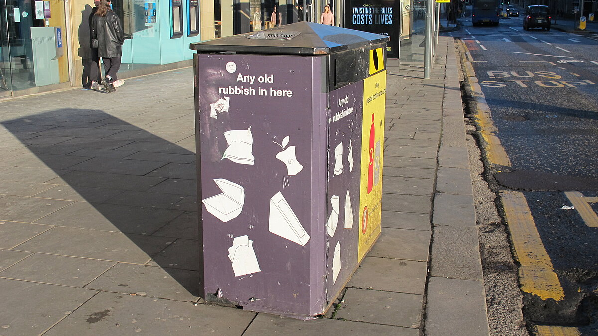 Edinburgh litter bins should double as recycling bins Edinburgh