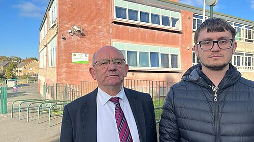 Lib Dem councillors at Fox Covert Primary